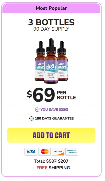 buy Gut Drops 3 bottle